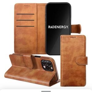 RAD Energy Brown Leather I Phone Case
